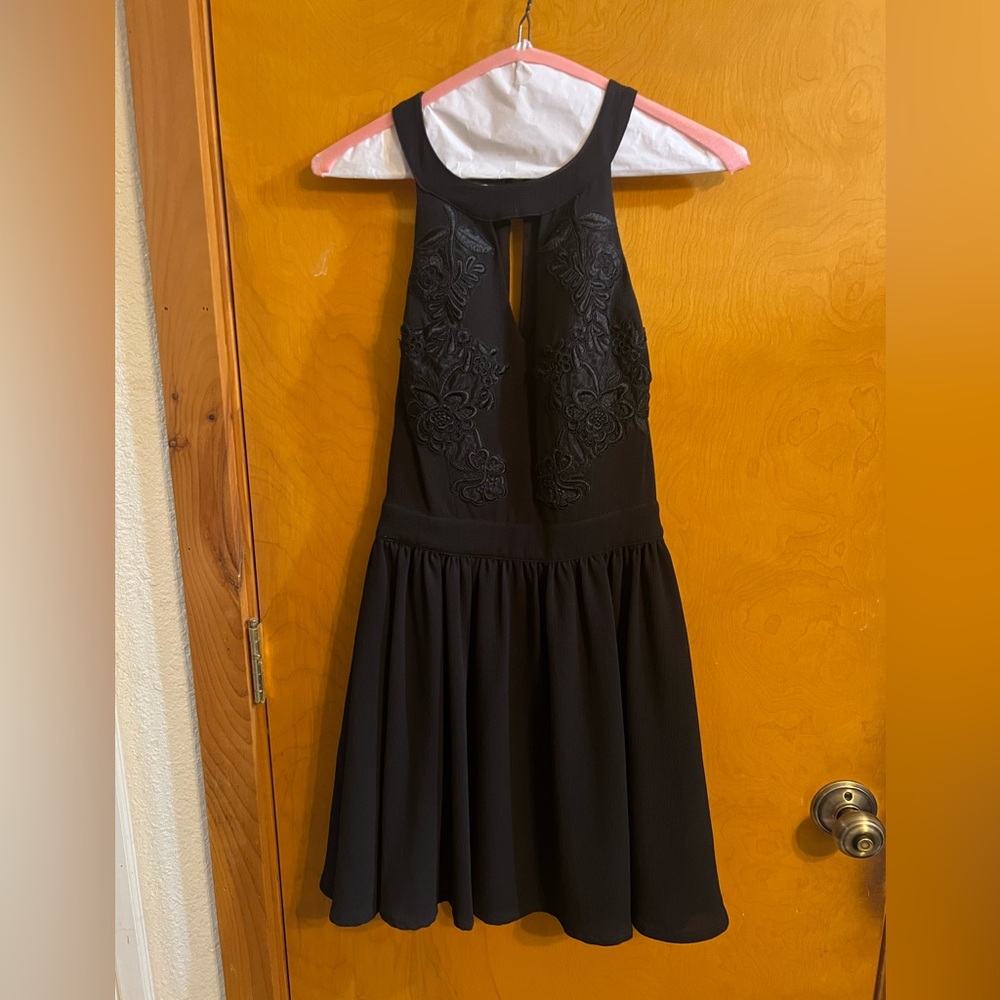 Sexy Little Black Bebe Dress. Small. Mini. Skate - Picture 2 of 6